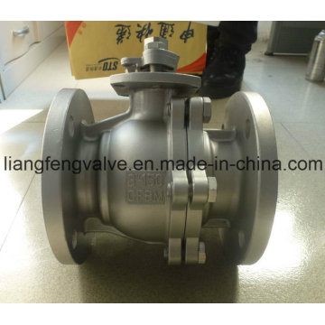 Ball Valve Flange End with Stainless Steel RF 2PC